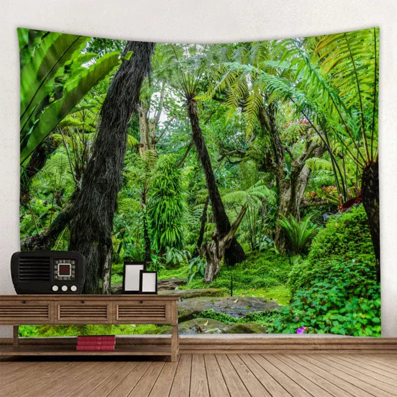 Impression sur toile, art mural jungle forêt tropicale, décoration d' intérieur - Tropical mat tendu 25 pouces, affiche nature, impression photo jungle - France Impression sur toile, art mural jungle forêt tropicale, décoration d' intérieur - Tropical mat tendu 25 pouces, affiche nature, impression photo jungle - France