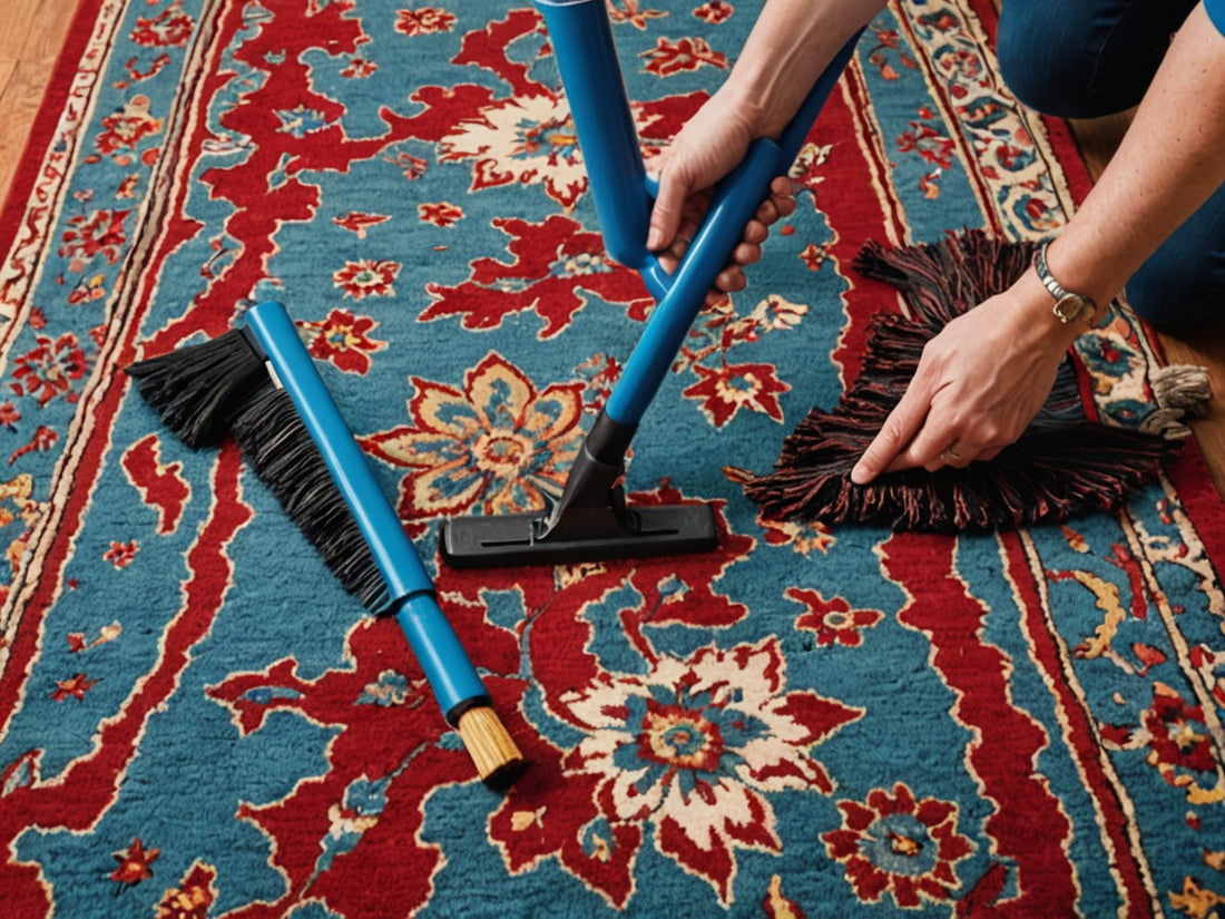 Comment nettoyer un tapis à poil long à sec ?