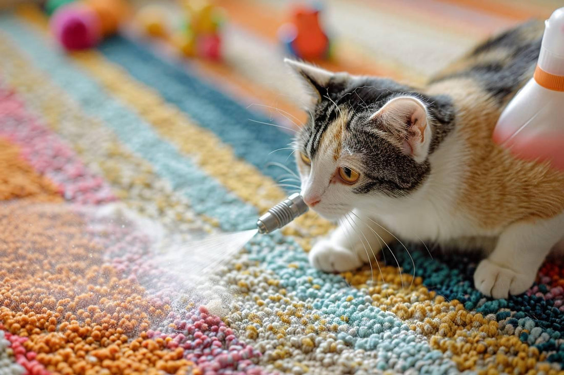 Comment nettoyer du pipi de chat sur un tapis ?