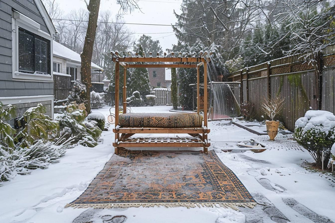 Comment faire sécher un tapis en hiver ?