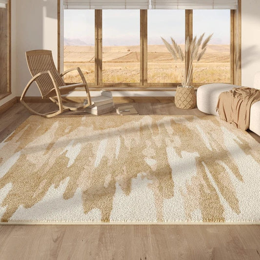 Grand tapis beige