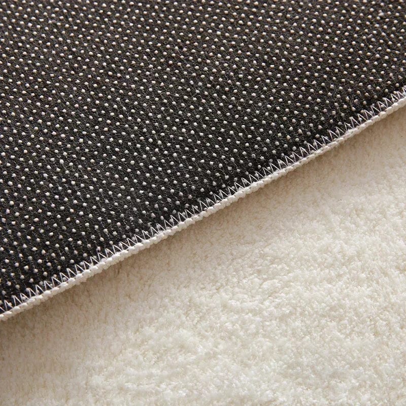 Tapis beige lignes ondulées