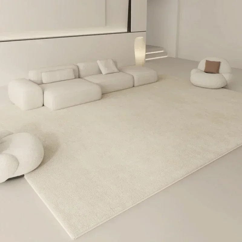 Tapis blanc crème