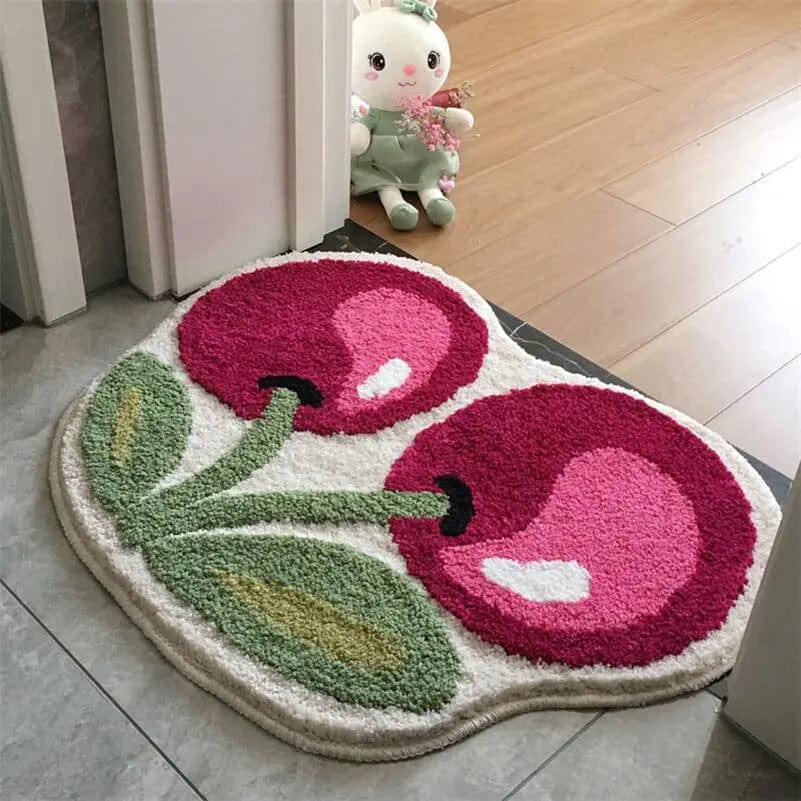 Tapis cerise