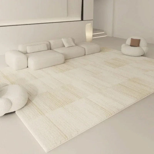 Tapis crème et beige