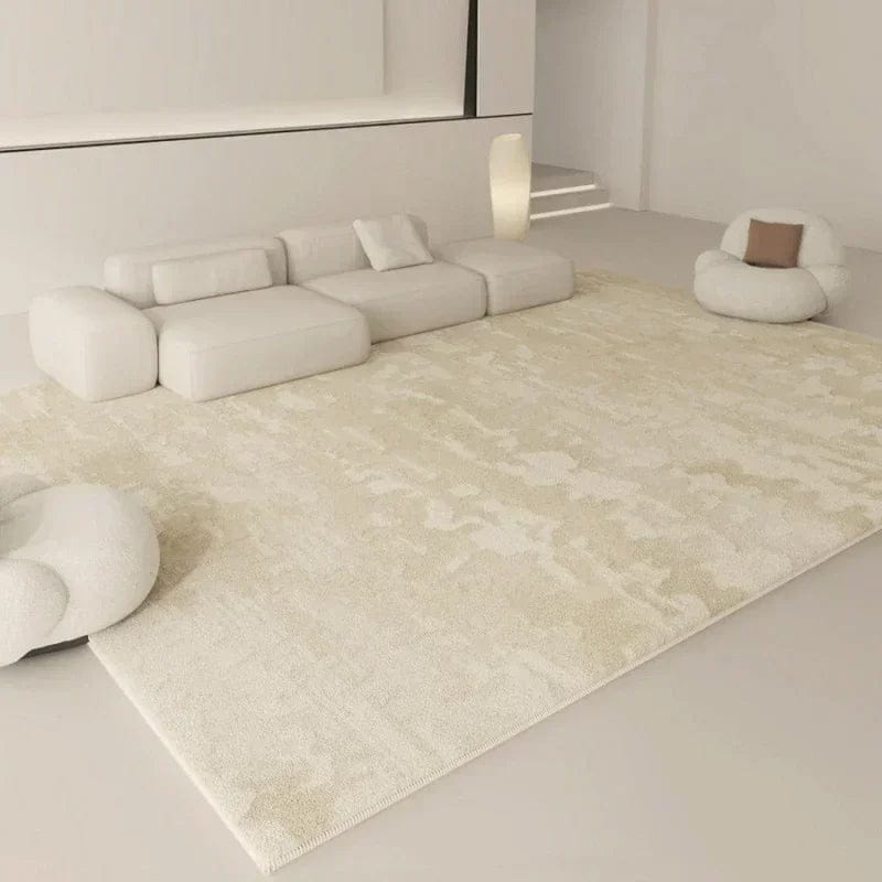 Tapis crème vagues beige