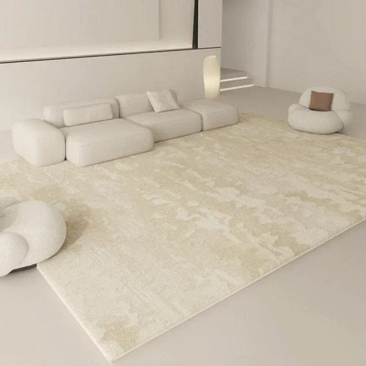 Tapis crème vagues beige