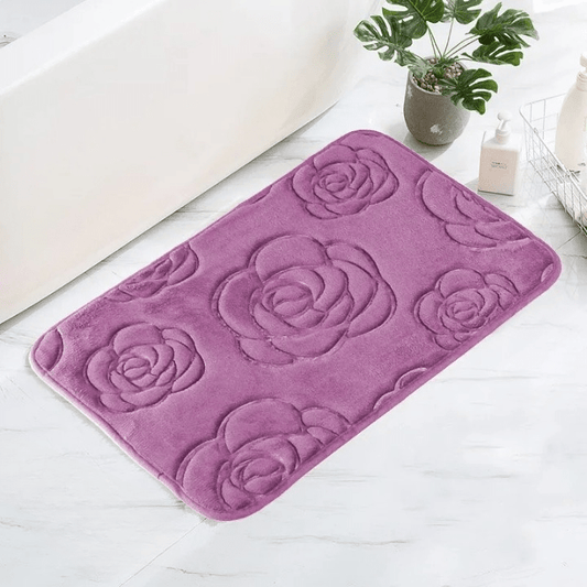 Tapis de bain violet