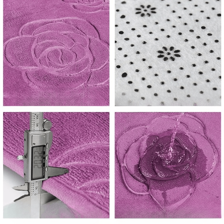 Tapis de bain violet