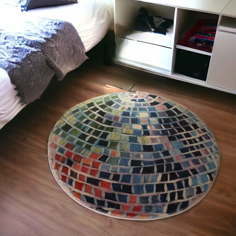 Tapis disco rond