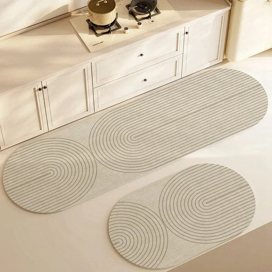 Tapis en diatomite arrondi