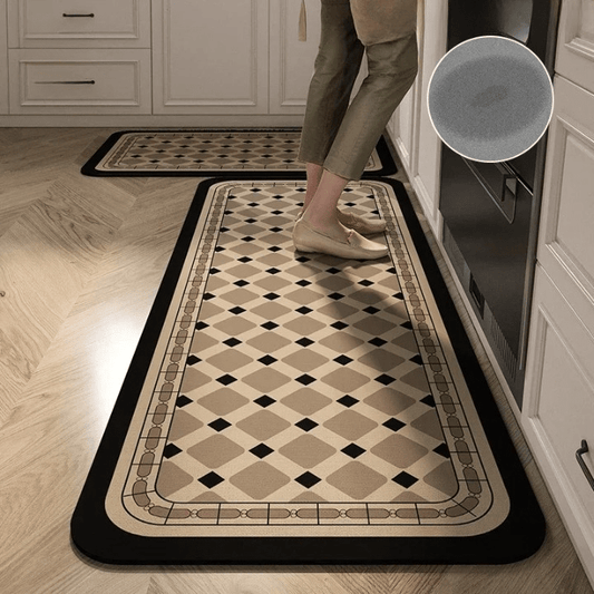 Tapis en diatomite beige