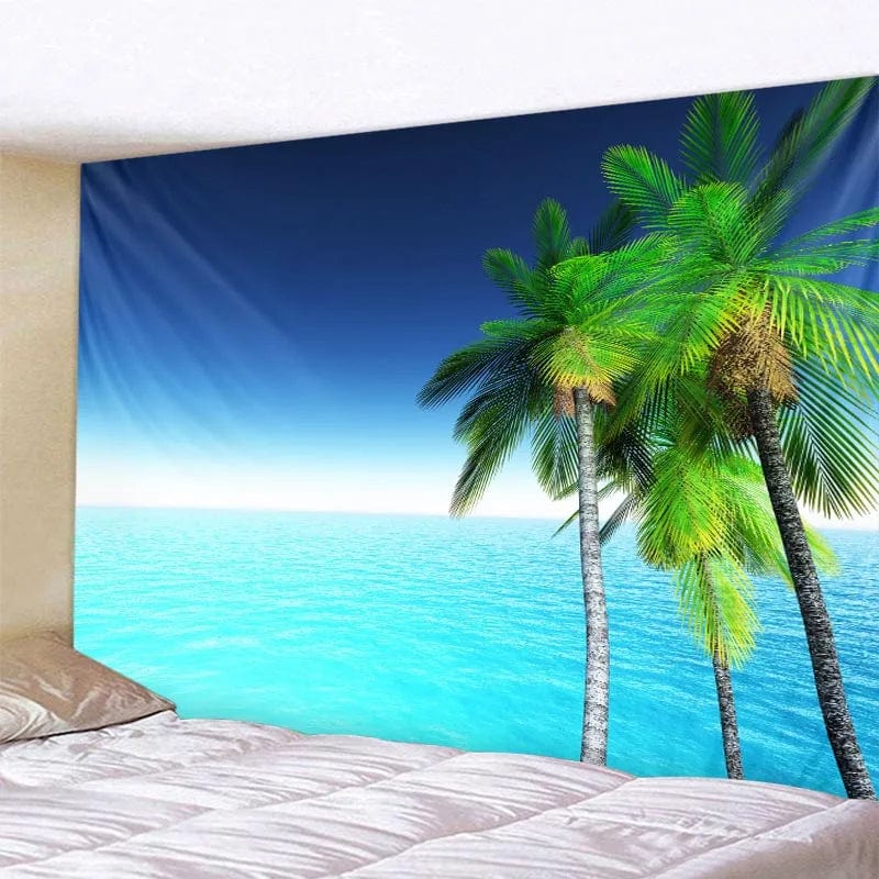 Tapis mural azur pur