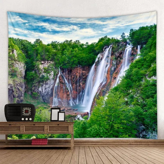 Tapis mural cascade majestueuse