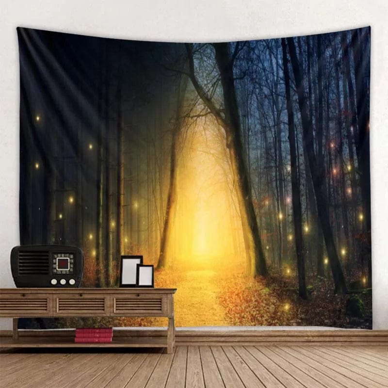 Tapis mural voie lumineuse