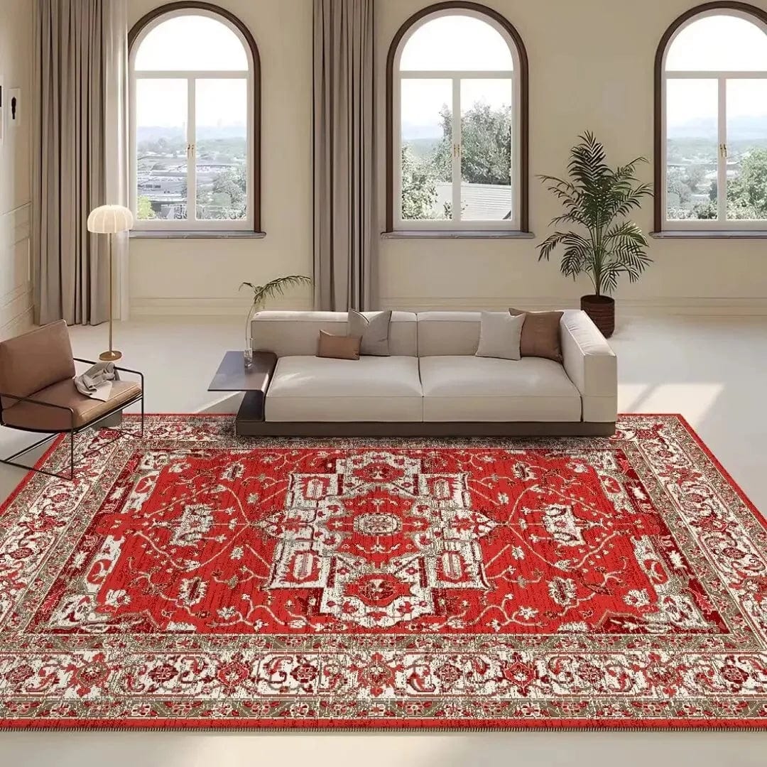 Tapis oriental rouge