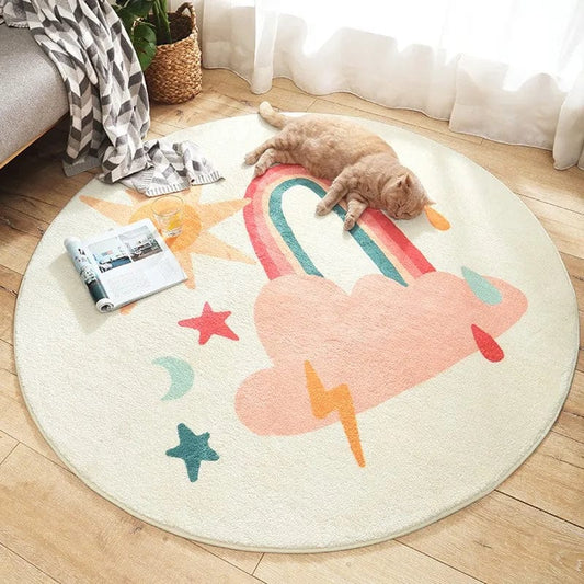 Tapis rond pour enfant