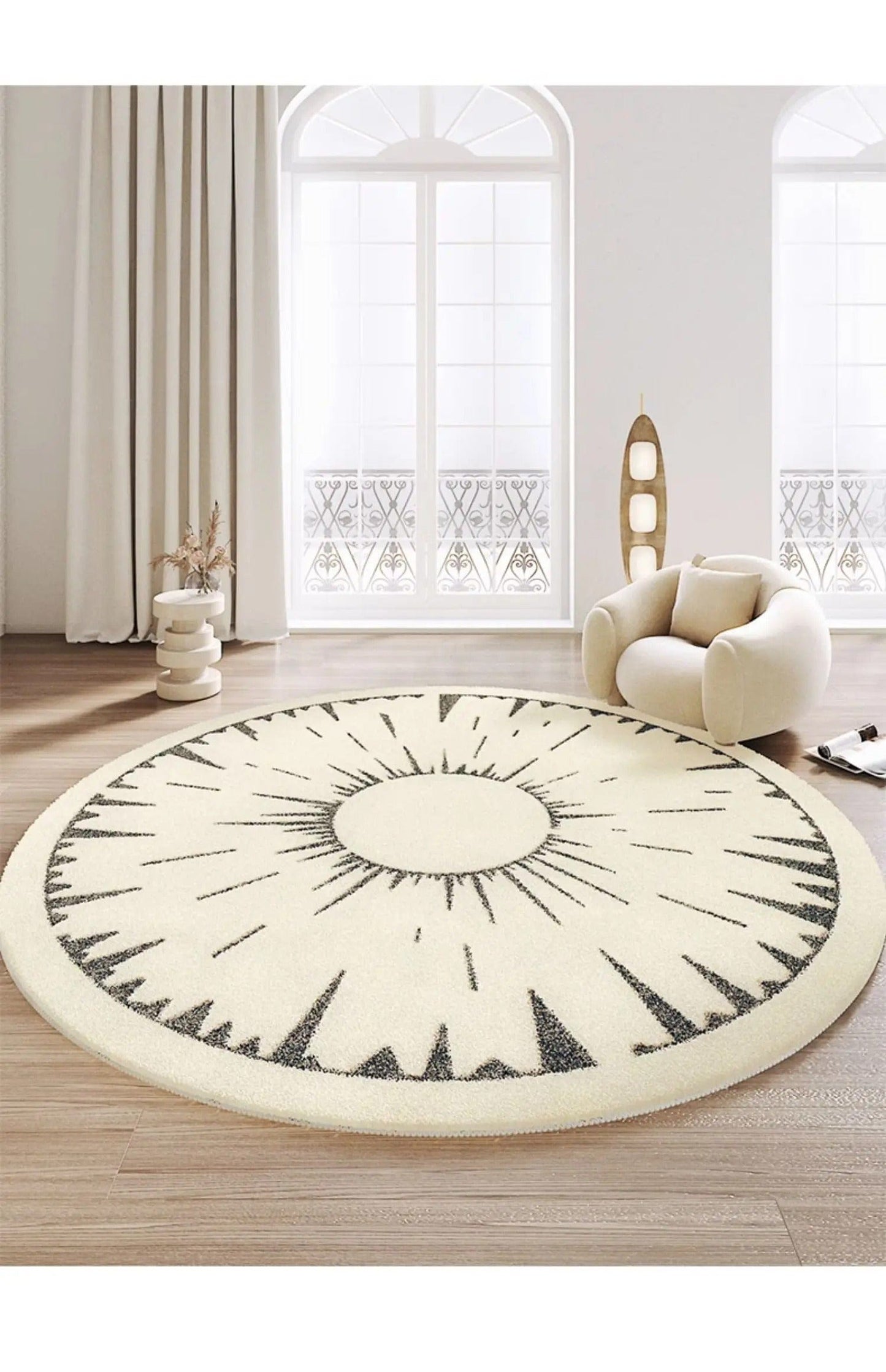 Tapis rond vision nocturne