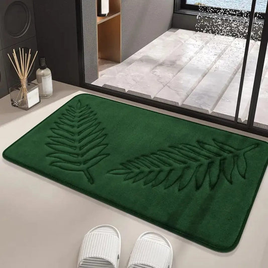 Tapis salle de bain émeraude