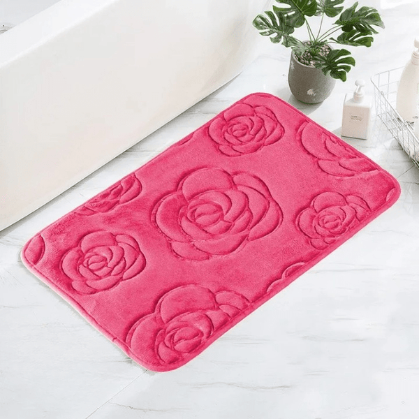 Lot De 4 Tapis Gitans Romany - Lavables, Antidérapants, Roses Et Super épais, Design Bébé