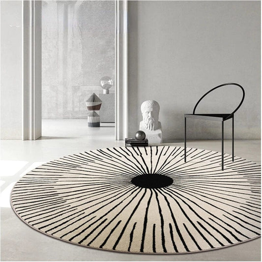 Tapis scandinave trou noir